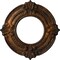 Ekena Millwork Benson Ceiling Medallion (Fits Canopies up to 4 1/8"), Hand-Painted Rust, 9"OD x 4 1/8"ID x 5/8"P CM09BNRUS - alternate 1